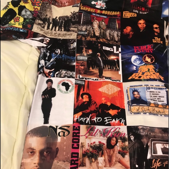 ♨️EAST COAST HIP HOP♨️ALBUM COVER COLLAGE T-SHIRT - Picture 4 of 8